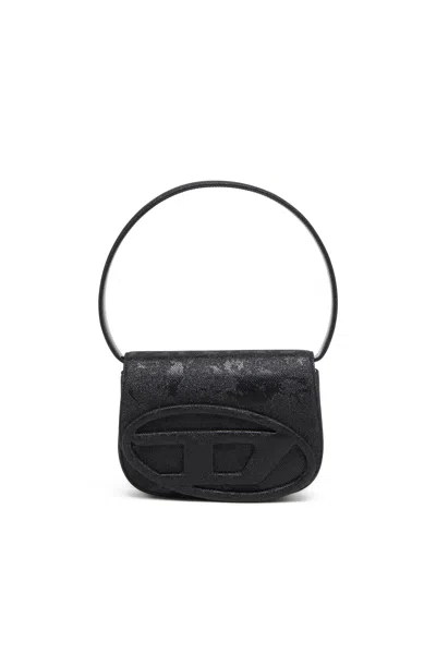 Diesel 1dr-iconic 1dr Bag In Glitter-camo Lurex