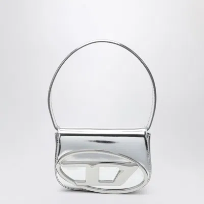 Diesel 1dr Iconic Bag In Mirrored Silver Leather Women
