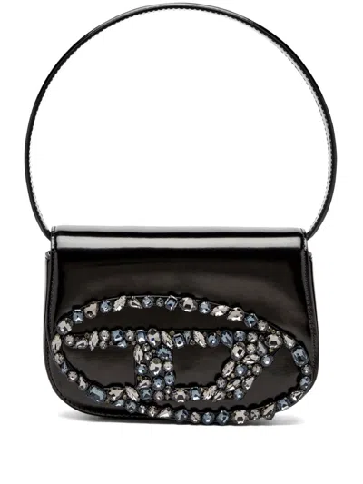 Diesel 1dr-iconic Shoulder Bag In Black