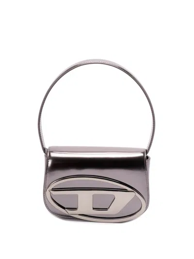 Diesel `1dr` Iconic Shoulder Bag In Mirrored Leather In Multi