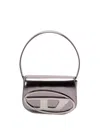 Diesel 1dr Leather Shoulder Bag In Gray