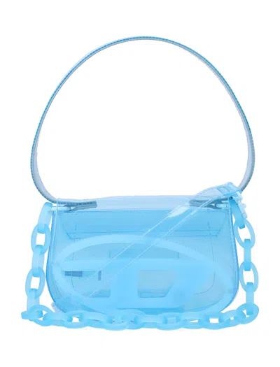 Diesel 1dr Jelly Shoulder Bag In Blue