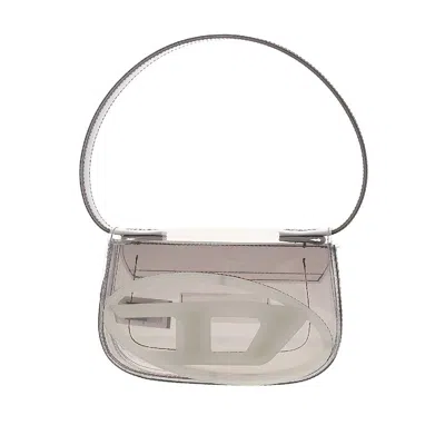 Diesel '1dr' Jelly Tpu Shoulder Bag In Neutral