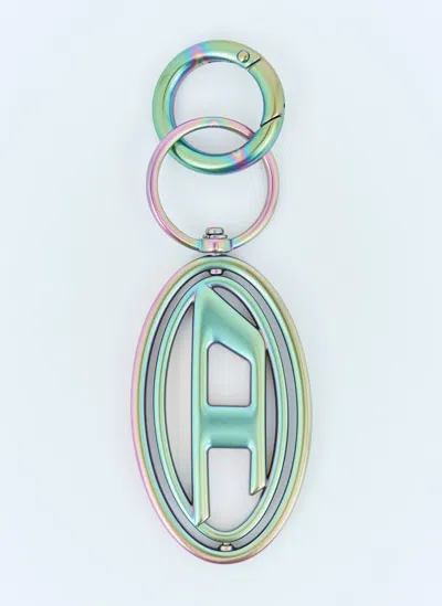 【DIESEL】 1DR KEY 1DR keyring with iridescent finish Green Diesel 1DR Keyring | Green | FARFETCH GE