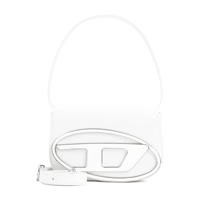 Diesel 1dr Leather Handbag Women In White
