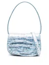 Diesel Croco-embossed Leather 1dr Shoulder Bag