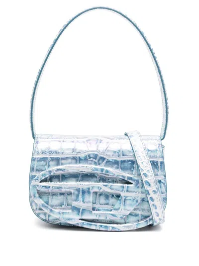 DIESEL DIESEL 1DR LEATHER SHOULDER BAG