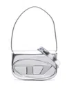 Diesel Geometric Flap Shoulder Bag With Metallic Finish