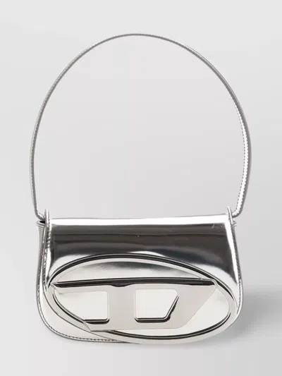 Diesel Silver Metal 1dr Shoulder Bag