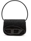 Diesel Women 1dr Leather Shoulder Bag In Black