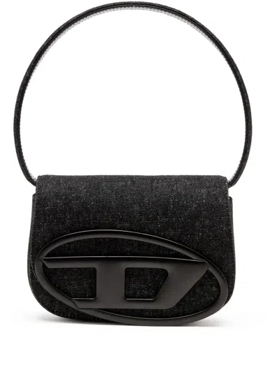 DIESEL 1DR LEATHER SHOULDER BAG