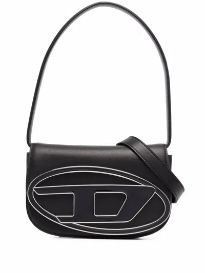 DIESEL DIESEL 1DR LEATHER SHOULDER BAG
