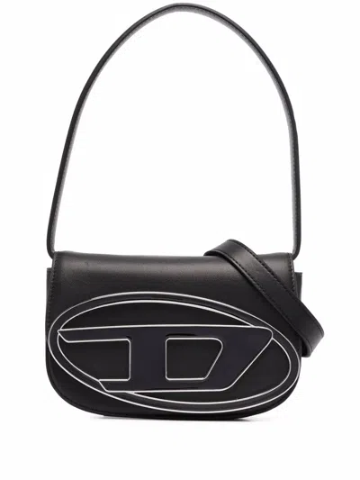 DIESEL 1DR LEATHER SHOULDER BAG