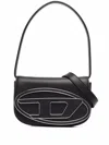 Diesel Xs 1dr Smooth Leather Top Handle Bag In Black
