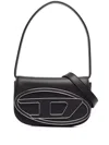 Diesel Xs 1dr Smooth Leather Top Handle Bag In Black