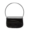 Diesel 1dr Mirror Leather Shoulder Bag In Black