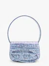 Diesel Croco-embossed Leather 1dr Shoulder Bag