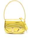 Diesel 1dr Leather Shoulder Bag In Gold