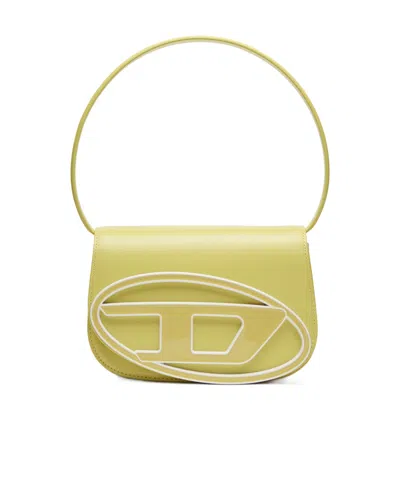 Diesel 1dr Leather Shoulder Bag In Green
