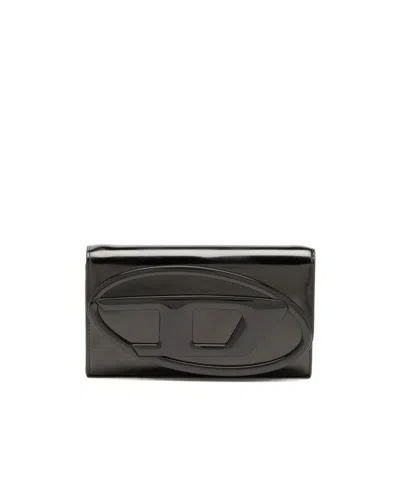 Diesel 1dr Wallet On Chain In Black