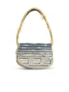 Diesel Denim Leather D Shoulder Bag