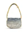 Diesel Denim Leather D Shoulder Bag