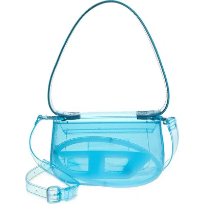 Diesel ® 1dr Logo Clear Shoulder Bag In Transparent