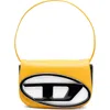 Diesel ® 1dr Logo Leather Shoulder Bag In Yellow