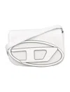 Diesel Women White 1dr M Shoulder Bag, Onesize Luxury Shoulder Bags For Women Darveys In White