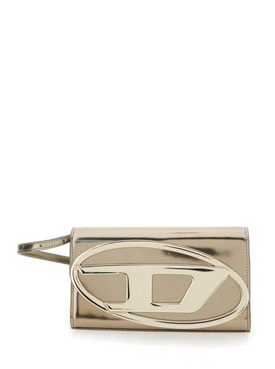 Diesel '1dr' Metallic Belt Bag With Logo Plate