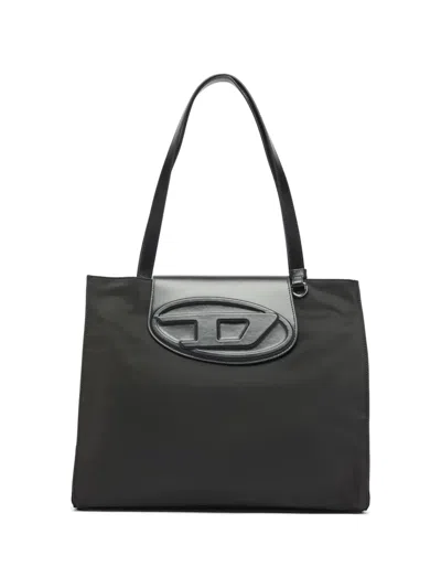 Diesel 1dr Oval D Tote Bag In Black