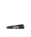 Diesel Women 1dr Strass Leather Belt
