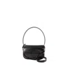 Diesel 1dr Leather Shoulder Bag In Black
