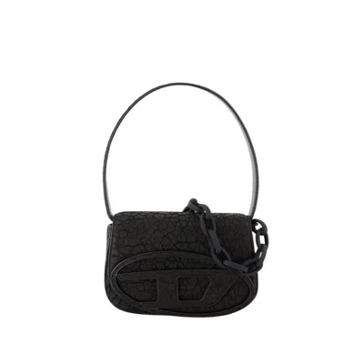 Diesel Black Leather 1dr Shoulder Bag