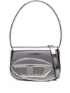 Diesel 1dr-iconic Shoulder Bag In Mirrored Leather