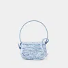Diesel Croco-embossed Leather 1dr Shoulder Bag