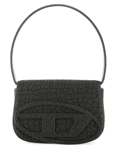 Diesel "1dr" Shoulder Bag In Black