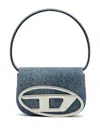 Diesel Rounded Silhouette 1dr Shoulder Bag In Blue