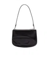 Diesel Black 1dr Twin Shoulder Bag In Black