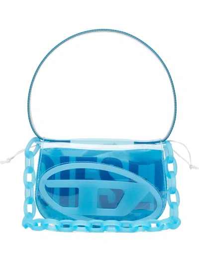 Diesel 1dr Jelly Shoulder Bag In Blue