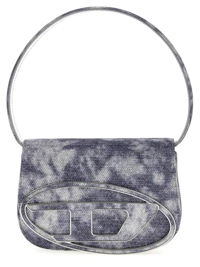 Diesel Glitter Print Shoulder Bag In Multicolor