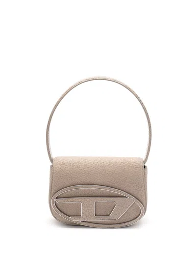 Diesel `1dr` Shoulder Bag In Gray