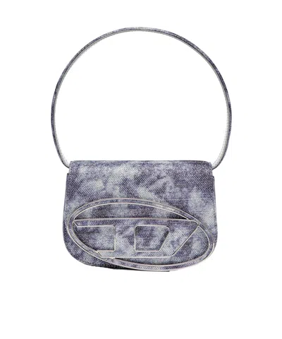 Diesel Glitter Print Shoulder Bag In Multicolor
