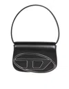 Diesel 1dr Shoulder Bag With Removable Adjustable Strap And Triple Compartment In Black