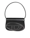 Diesel 1dr Shoulder Bag With Removable Adjustable Strap And Triple Compartment In Black