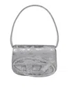 Diesel 1dr Shoulder Bag In Brilliant Fabric In Silver
