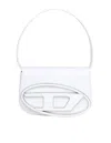 Diesel Women 1dr Leather Shoulder Bag In White