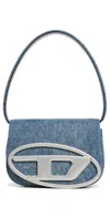 Diesel Blue 1dr Shoulder Bag In Medium Blue