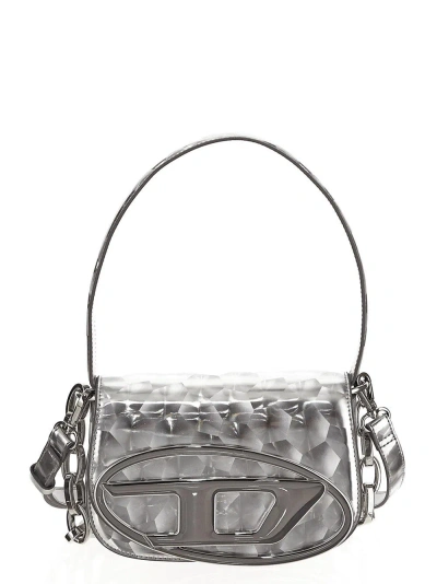 Diesel 1dr Shoulder Bag In Metallic