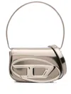 Diesel Valentino Garavani Vlogo Signature Leather Card Holder In Neutral